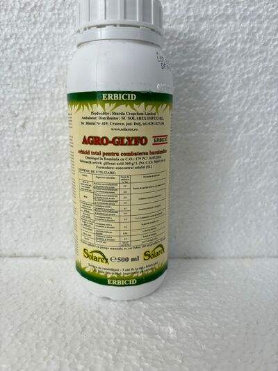 Agro Glyfo este un erbicid total neselectiv pentru spini, salcam si toate tipurile de buruieni