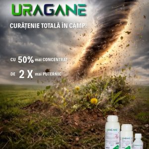 Erbicid Total Uragane, 540 gr/l glifosat acid – 1 L
